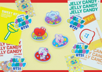 BT21 Jelly Candy Acrylic Pin Badge