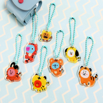 bt21 Acrylic Simple Keyring Tiger Ver