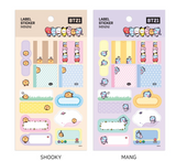 bt21 Label Sticker MININI Ver