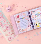 bt21 hologram sticker cherry blossom ver