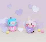 bt21 plush reel key holder