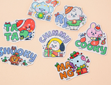 bt21 christmas sticker