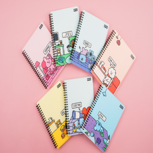 BT21 Official PP Cover Notebook – k-cutiestar