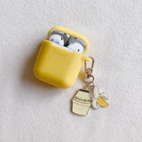 Korea Banana Milk Airpods Case + Keychain