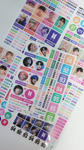 bts sticker set